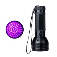Torches Portable Lighting 51 LED UV Flashlights 395 nM Flashlight Perfect Detector Pet Urine and Dry Stains Handheld Blacklight Scorpion Hunting crestech168