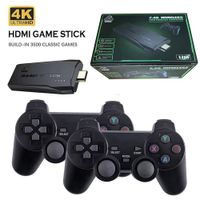 M8 Video Game Console 2.4G Double Wireless Controller Game Stick 4K 10000 games 64GB 32GB Retro games For PS1/GBA boy gift