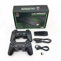 M8 video game console 2.4G double wireless controller game stick 4K 10000 games 64GB retro games for PS1/GBA