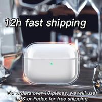 For Apple Airpods pro 2 2nd generation airpod 3 pros Headphone Accessories Solid TPU Silicone Protective Earphone Cover Wireless Charging Shockproof Case