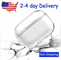 For Airpods pro 3 air pods 3 Earphones airpod Bluetooth Headphone Accessories Solid Silicone Cute Protective Cover Apple Wireless Charging Box Shockproof 2nd Case