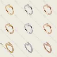 designer ring for women nail ring designer jewelry Titanium Steel rings Gold-Plated Never Fading Non-Allergic,Gold/Silver/Rose Gold; Store/21786687