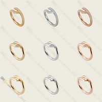 designer ring for women nail ring lovers diamond ring Titanium Steel Gold-Plated Never Fading Non-Allergic,Gold/Silver/Rose Gold; Store/21786687