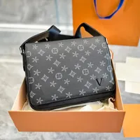 Mens M46255 satchel Embossed Messenger bag Womens Luxury Mini DISTRICT tote handbags clutch bag Mens Designer Leather N42710 flap crossbody shoulder envelope bags