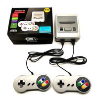 New Super Mini Retro Game Console With Dual Controllers Classic HD TV Out Home Video Gaming Players Built-in 620 8 Bit Games For SFC NES SNES With Box