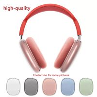 for Max Bluetooth Headphone Accessories Transparent TPU Solid Silicone Waterproof Protective Case Airpod Maxs Headphones Headset Cover Case