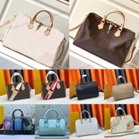 Speedy Nano Bag Pink Mini Shoulder Bags Bandouliere 25 35 Leather Designer Bag Luxury Woman Men Tote Cross Body Travel Bag Top Handles Lady Handbag Purse