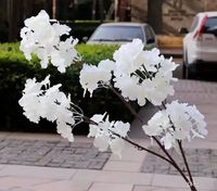Artificial Cherry Blossom Fake Flower Garland White Pink Red...