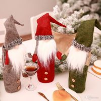 Christmas Gnomes Wine Bottle Cover Handmade Swedish Tomte Gn...