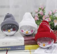 Snowman Plastic Clear Ball Hanging Party Decoration Christma...