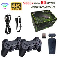 Video Game Console 2.4G Double Wireless Controller M8 Game Stick 4K Bulit-5000 in 32GB Classic Retro Games for PS1/GBA Boy Christmas Gift