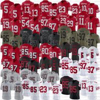 Brock Purdy Trey Lance George Kittle Football Jersey Christian McCaffrey Nick Bosa Warner Deebo Samuel Rice Montana Hufanga Aiyuk