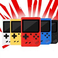 Mini Retro Handheld Portable Game Players Video Console Nostalgic Handle Can Store 400 SUP Plus Games 8 Bit Colorful LCD Black Yellow Blue Red White
