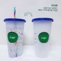 Mugs Mermaid Goddess Starbucks 24oz/710ml Plastic Mugs Tumbler Reusable Clear Drinking Flat Bottom Pillar Shape Lid Straw Cups mug Good DIYU