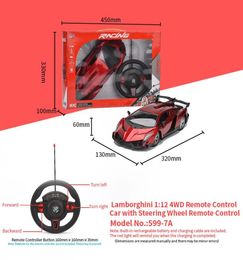 4channel 112 4WD Wheel Remote Car Toy With Control Pla Model Steering RC Sports Remote Control Toy Children039s Toy Gifts Orn6448432