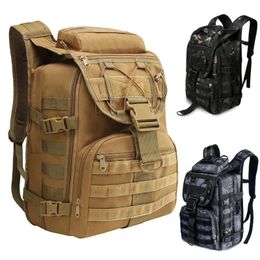 Mochila tática militar 40l bolsa à prova d'água para caça, tiro, acampamento, caminhadas, viagem, escola 240111