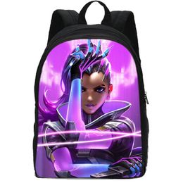 Sombra backpack Olivia Colomar daypack school bag Game Print rucksack Picture schoolbag Photo day pack