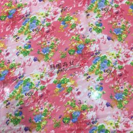 Clothing Fabric 2024 Bazin Riche Getzner 75 D High Quality Printed Chiffon Ethnic Wind Flowers Fashion Ru Skirt Han Dress Fabrics