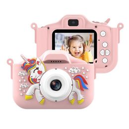 Kids Camera Toys for 3-12 Year Old Girls Unicorn Camera for Kids Chritmas Birthday Festival Gifts for Girl Digital Video Camera for Toddler 32G SD Card