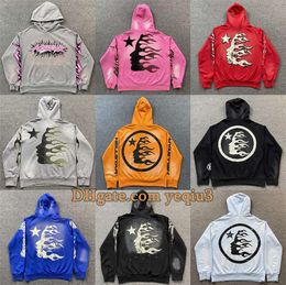 Hellstar hoodies Mens Designer Hoodies ins Hooded street Fashion quality Sweatshirts design Women hoodie Unisex hoodie Sports suit Retro vintage men tracksuits hs