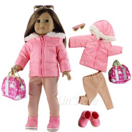 Fashion Doll Clothes Set Toy Clothing Outfit for 18quot American Girl Doll Casual Clothes Many Style for Choice B045321413