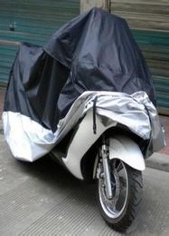 Big Size 245105125cm Motorcycle Covering Waterproof Dustproof Scooter Cover UV resistant Heavy Racing Bike Cover whole1774901