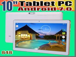848 Ankunft 10 Zoll Tablet PC MTK6582 Octa Core Android 60 Tablet 4 GB RAM 64 GB ROM 5 MP IPS Bildschirm GPS 3G Telefon Tablets E10PB6281374