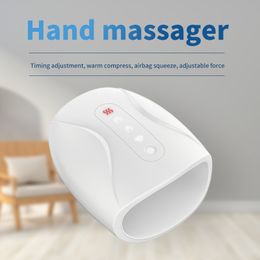 Dispositivo elétrico de massagem de mão, compressão de ar quente, massageador de cintura, beleza, dedo, pulso, spa, relaxamento, alívio da dor, presente de namorada