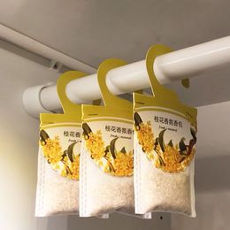 Wardrobe fragrance bag odor removal, mold prevention, insect prevention, car mounted aromatherapy, hanging floral fragrance fragrance bag