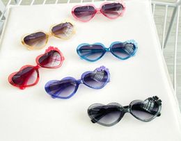 6 cores meninas moda óculos de sol bebê crianças clássico óculos de sol elegante vintage praia ao ar livre óculos crianças 5561486