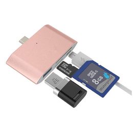 Memory Card Readers Typec Otg Usbc Reader Flash Drive Mticard Micro Sd Tf Usb Adapter For Huawei Mate20 P20 P10 Hub Drop Delivery Comp Ot6T5