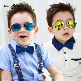 Marca design moda meninos óculos de sol crianças piolt estilo crianças óculos de sol para meninas 100% proteção uv gafas 240219