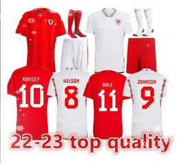 2024 Wales men Soccer Jerseys BALE WILSON ALLEN RAMSEY JOHNSIN 22 23 world National Team cup Rodon VOKES Home Football ShirtS Adult kids kit Uniforms S-4XL 666