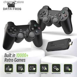 Game Controllers Joysticks DATA FROG TV Video Game Console Wireless Controller Built in 10000 Games 4K HDMI-Compatible Retro Console Support For PS1/GBA/FCY240322
