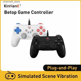 Game Controllers Joysticks BETOP D2E Wired Gamepad for /PC/TV Box//Steam/Super Console X Mini Pc Game Controller Wired Handle USB Connexion JoypadY240322