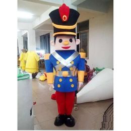 Mascot Costumes Halloween Christmas Soldier Mascotte Cartoon Plush Fancy Dress Mascot Costume