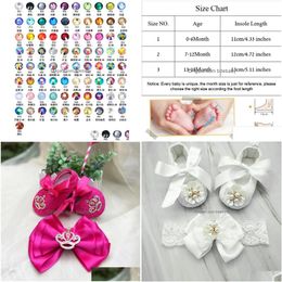 Athletic & Outdoor Dollbling Baptism Pearls Ribbon Baby Girl Shoes Christening White Flower Handmade Newborn Princess Infant Wedding A Dhmc5