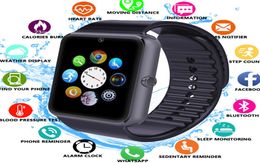 Cheap GT08 Andriod Smartwatch With SIM Card Slot Android Smart Watch For Samsung And Andriod Smartphones Bracelet Bluetoo6903272