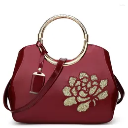 Evening Bags Luxury Handbags Women Designer Fashion High Quality Patent Leather Messenger Bag Shoulder Brand Handbag Bolsos Mujer