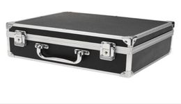 WholeSodial large tattoo kit carrying case with lock black toolbox dedicated work outside the box tattoo equipment1367801