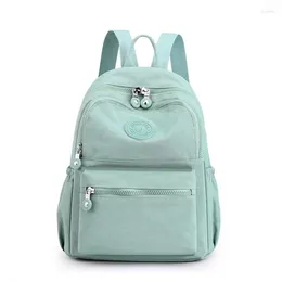 School Bags Vento Marea Design Travel Women Backpack Bag For Teenage Girl 2024 Casual Shoulder Female Nylon Rucksack Black Purse