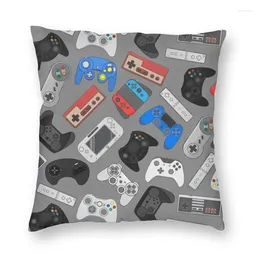 Pillow Fashion Video Game Controller Covers Soft Nostalgia Geek Gaming Gamer Throw For Sofa Car Pillowcase Home Decor