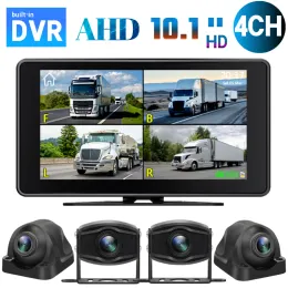 Камеры 10,1 дюйма сенсорного экрана Car/RV/Bus/Truck Monitor System 1080p автомобиль CCTV камера HD Night Vision Reversing Parking Recorder