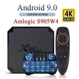 Caixa X96 Mini 5G Smart TV Box 4K HD Android 9.0 Set Top Box 2GB 16GB Multi Language