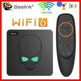 Caixa Beelink GT King Wifi6 Smart TV Box Android 9 AmLogic S922X Quadcore 4GB 64GB