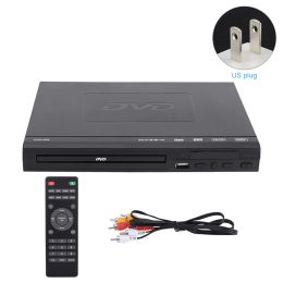 Home 720P 5.1 Surround Sound DVD Player With AV Cable Audio Video USB Compatible Music For TV Media Entertainment Movie
