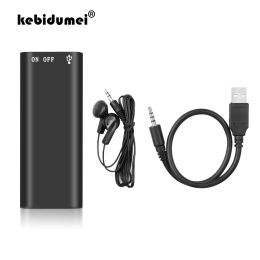 Players kebidumei Newest 8G Mini Digital Audio Voice Recorder Dictaphone Stereo MP3 Music Player USB Flash Disc Drive 8GB Memory Storage