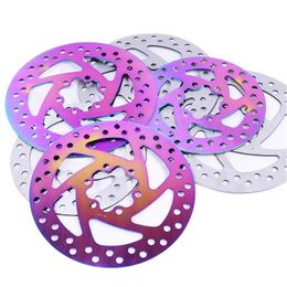 Colorful Mountain Bike Hollow Disc Brake Disc Electric Bicycle Brake Rotor 120/140/145/160/180mm Scooter Bicycle Accessories