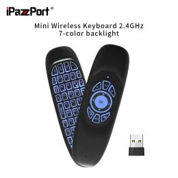 Combos Universal TV Remote Air Mouse, Wireless Keyboard 2.4GHz Connexion for Android TV Box/PC/Smart TV/Projector/HTPC