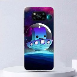 Geometry Dash Game Soft Case For Xiaomi Poco X3 NFC X4 GT X5 Pro M5S M4 M3 M2 Phone Cover F3 F2 F1 Mi Note 10 Lite Funda Coque